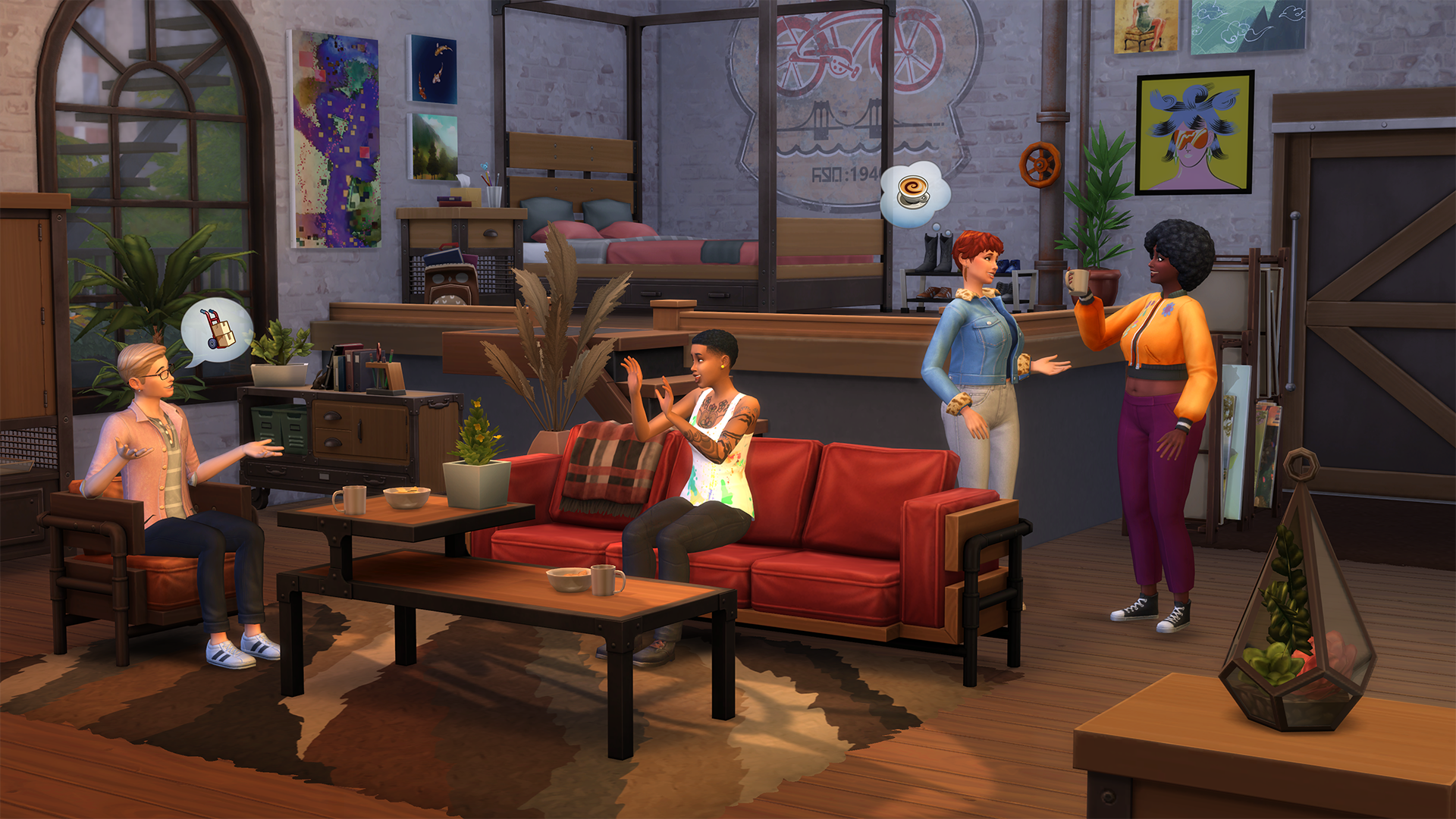The Sims 4 - Industrial Loft Kit DLC Origin